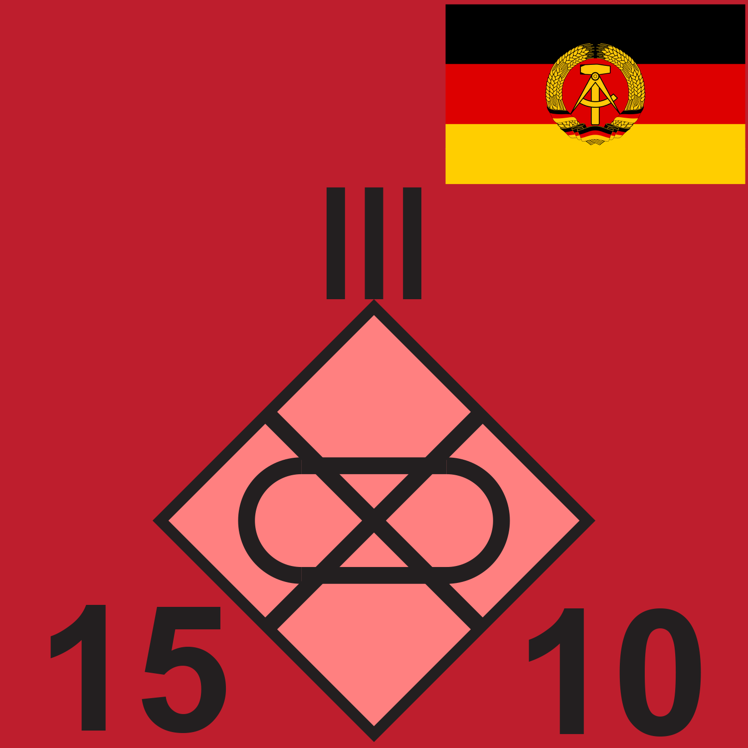 RED GDR 15 MRR 1989